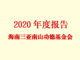 海南三亞南山功德基金會2020年度工作報告
