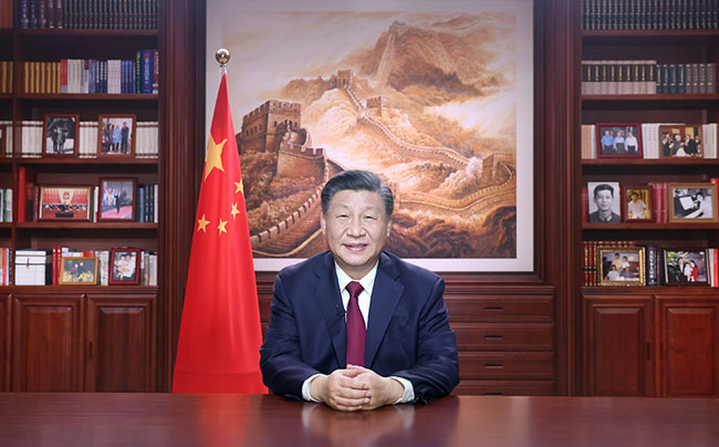 國家主席習近平發表二〇二三年新年賀詞